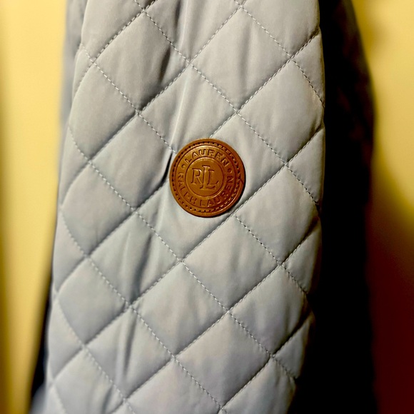 Ralph Lauren light blue pea coat - Picture 5 of 6